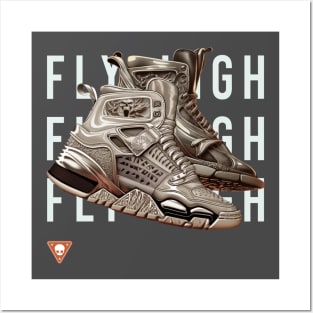 Sneakerhead Sneakers Sneaker Addict urbanwear Fly High Posters and Art